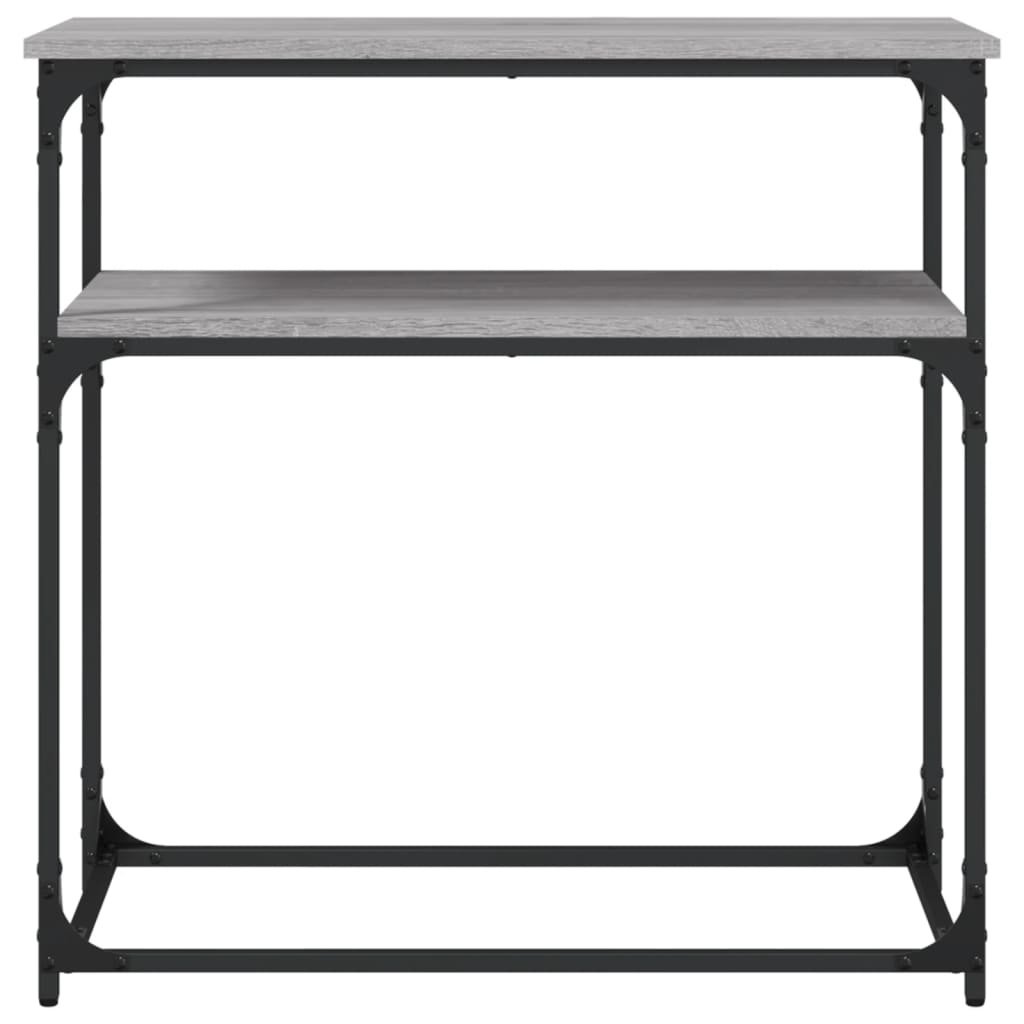 VidaXL Wandtafel 75x35,5x75 cm bewerkt hout grijs sonoma eikenkleurig