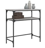 VidaXL Wandtafel 75x35,5x75 cm bewerkt hout grijs sonoma eikenkleurig