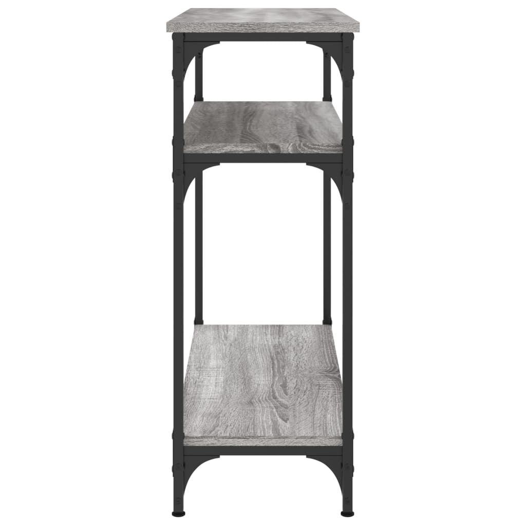 VidaXL Wandtafel 75x29x75 cm bewerkt hout grijs sonoma eikenkleurig