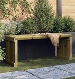 VidaXL Tuinbankje verlengbaar 212,5x40,5x45 cm geïmpregneerd hout