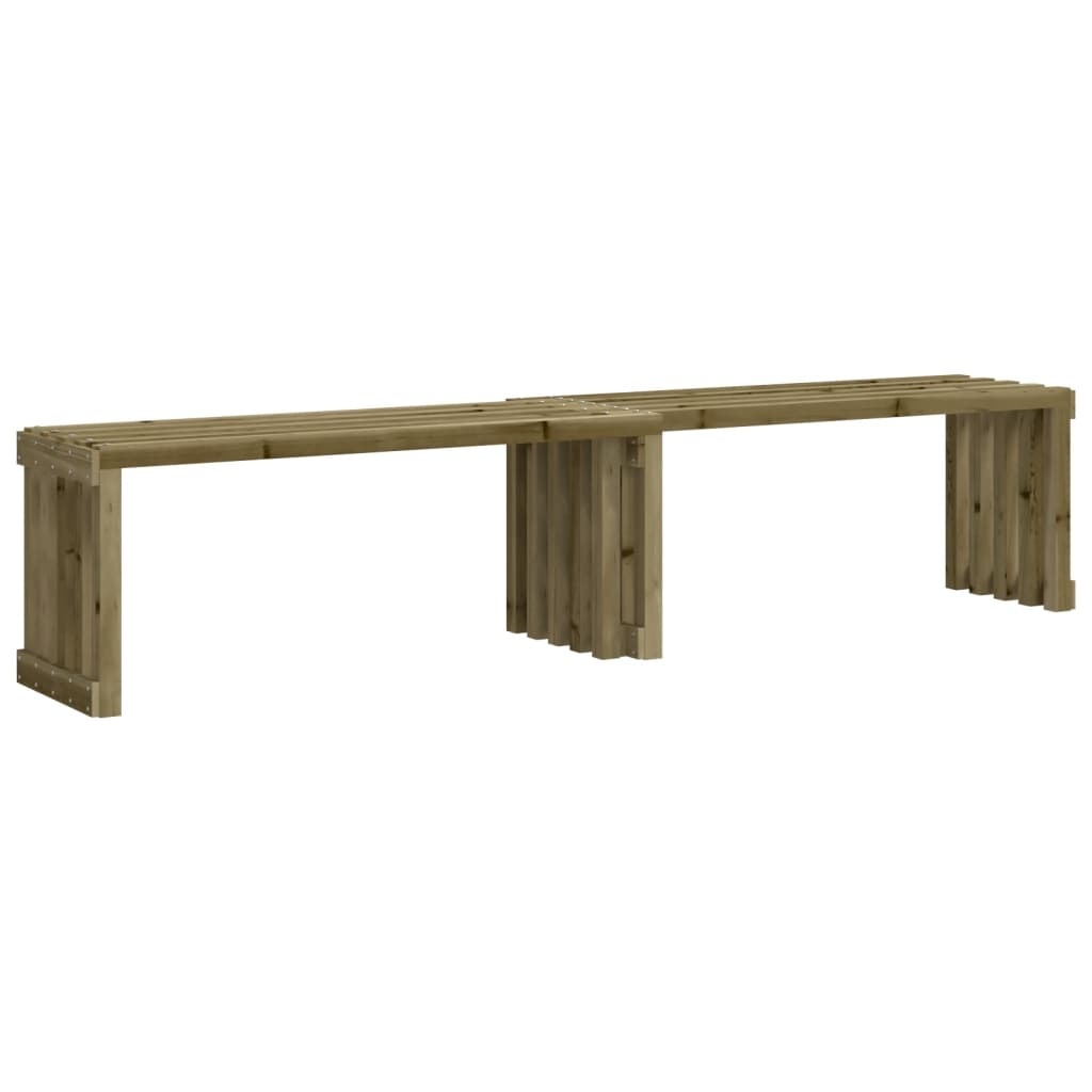 VidaXL Tuinbankje verlengbaar 212,5x40,5x45 cm geïmpregneerd hout