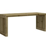 VidaXL Tuinbankje verlengbaar 212,5x40,5x45 cm geïmpregneerd hout