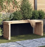 VidaXL Tuinbankje verlengbaar 212,5x40,5x45 cm massief grenenhout