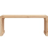 VidaXL Tuinbankje verlengbaar 212,5x40,5x45 cm massief grenenhout