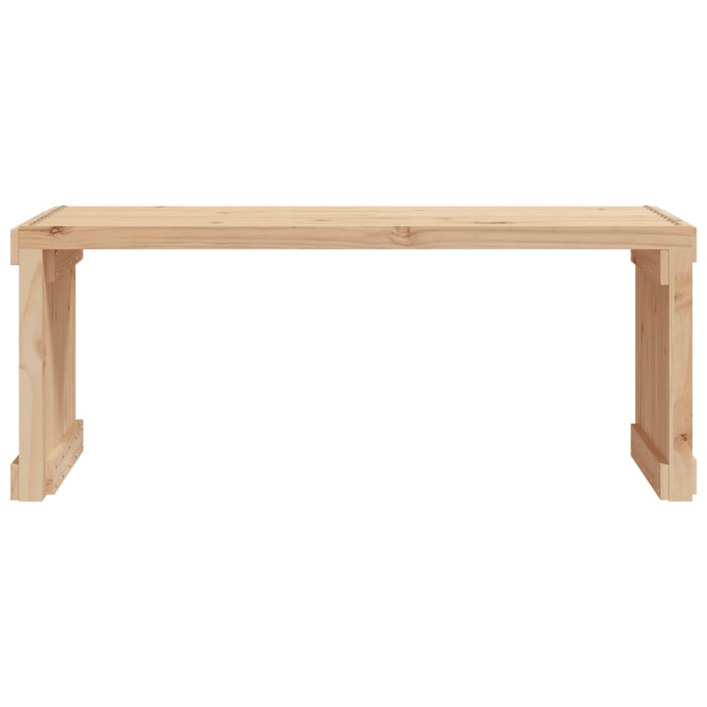 VidaXL Tuinbankje verlengbaar 212,5x40,5x45 cm massief grenenhout