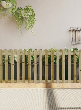 VidaXL Plantenbak verhoogd hekontwerp 200x50x70 cm geïmpregneerd hout
