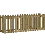 VidaXL Plantenbak verhoogd hekontwerp 200x50x70 cm geïmpregneerd hout