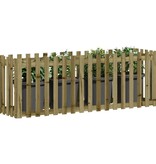 VidaXL Plantenbak verhoogd hekontwerp 200x50x70 cm geïmpregneerd hout