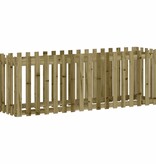 VidaXL Plantenbak verhoogd hekontwerp 200x50x70 cm geïmpregneerd hout