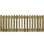 VidaXL Plantenbak verhoogd hekontwerp 200x50x70 cm geïmpregneerd hout