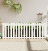 VidaXL Plantenbak verhoogd hekontwerp 200x50x70 cm grenenhout wit