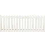 VidaXL Plantenbak verhoogd hekontwerp 200x50x70 cm grenenhout wit