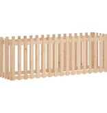 VidaXL Plantenbak verhoogd met hekontwerp 200x50x70 cm grenenhout