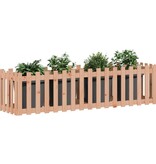 VidaXL Plantenbak verhoogd hekontwerp 200x50x50 cm massief douglashout