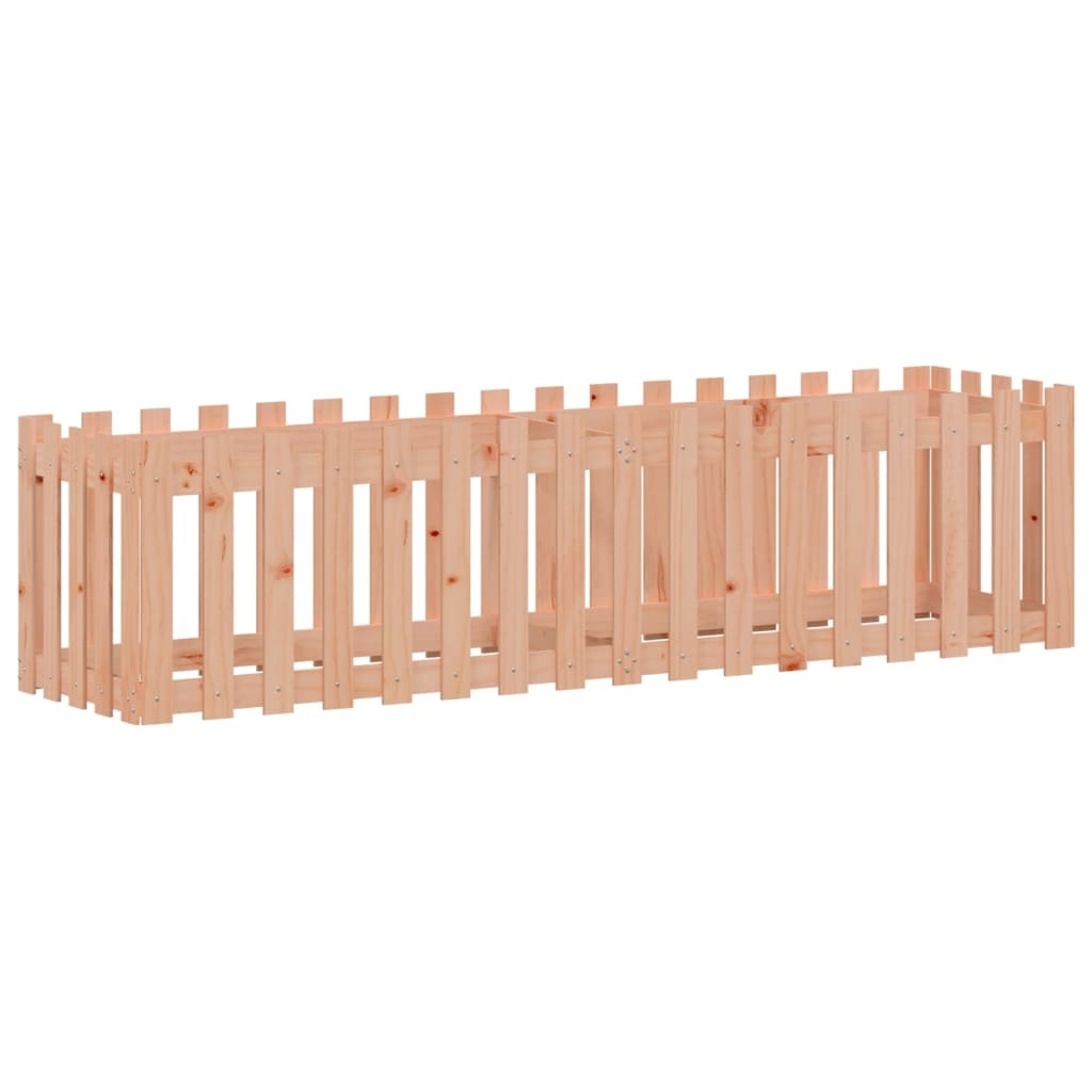 VidaXL Plantenbak verhoogd hekontwerp 200x50x50 cm massief douglashout