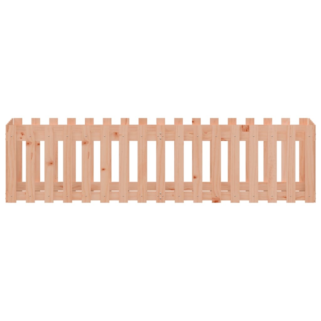 VidaXL Plantenbak verhoogd hekontwerp 200x50x50 cm massief douglashout
