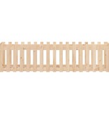 VidaXL Plantenbak verhoogd met hekontwerp 200x50x50 cm grenenhout