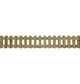 VidaXL Plantenbak verhoogd hekontwerp 200x30x30 cm geïmpregneerd hout