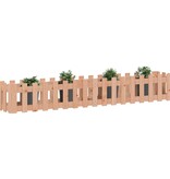 VidaXL Plantenbak verhoogd hekontwerp 200x30x30 cm massief douglashout
