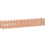 VidaXL Plantenbak verhoogd hekontwerp 200x30x30 cm massief douglashout