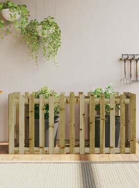 VidaXL Plantenbak verhoogd hekontwerp 150x50x70 cm geïmpregneerd hout
