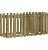 vidaXL Plantenbak verhoogd hekontwerp 150x50x70 cm geïmpregneerd hout