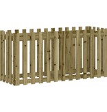 VidaXL Plantenbak verhoogd hekontwerp 150x50x70 cm geïmpregneerd hout
