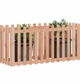 VidaXL Plantenbak verhoogd hekontwerp 150x50x70 cm massief douglashout