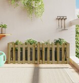 VidaXL Plantenbak verhoogd hekontwerp 150x50x50 cm geïmpregneerd hout