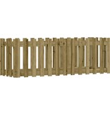 VidaXL Plantenbak verhoogd hekontwerp 150x50x50 cm geïmpregneerd hout