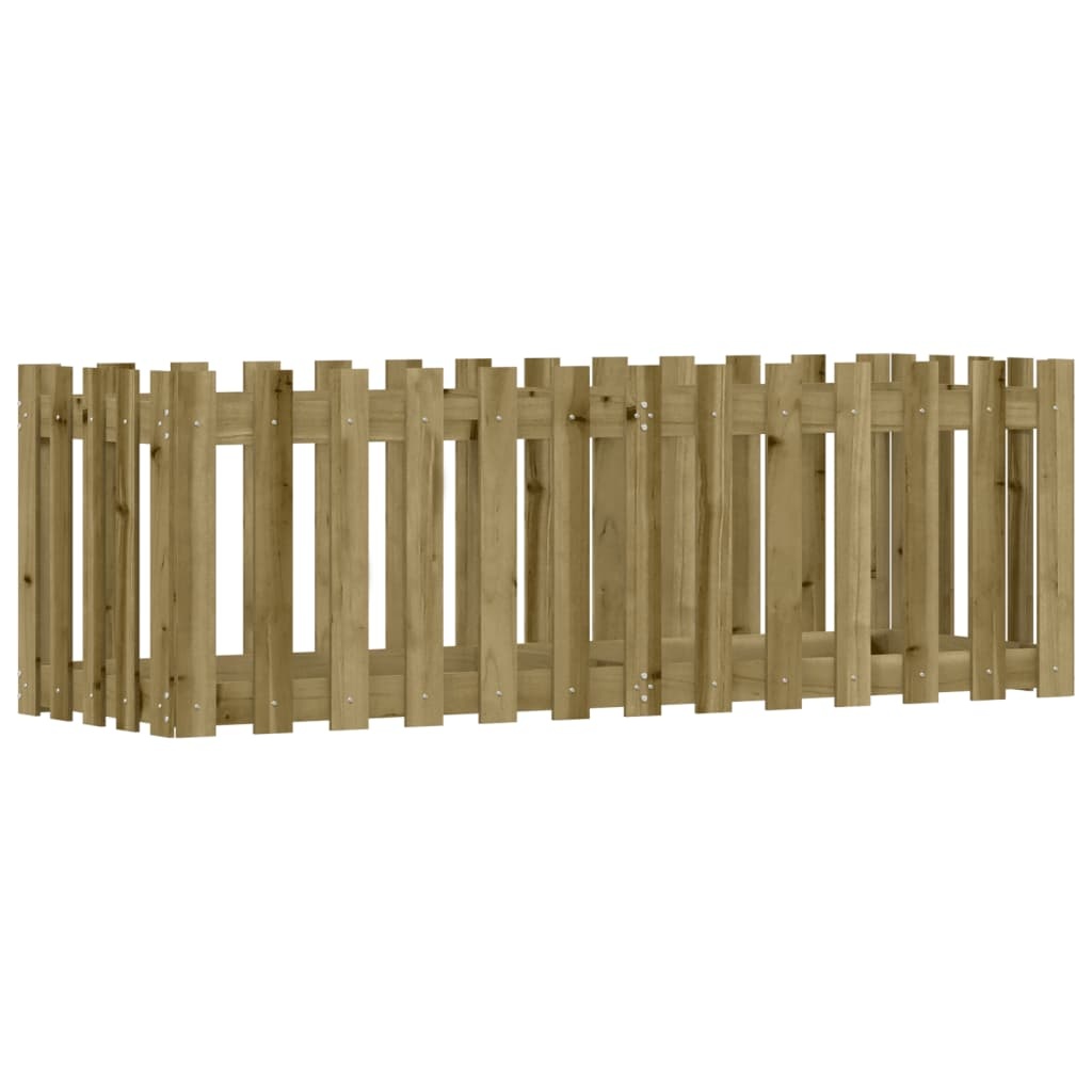 VidaXL Plantenbak verhoogd hekontwerp 150x50x50 cm geïmpregneerd hout