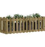 VidaXL Plantenbak verhoogd hekontwerp 150x50x50 cm geïmpregneerd hout