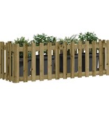 vidaXL Plantenbak verhoogd hekontwerp 150x50x50 cm geïmpregneerd hout