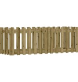 VidaXL Plantenbak verhoogd hekontwerp 150x50x50 cm geïmpregneerd hout