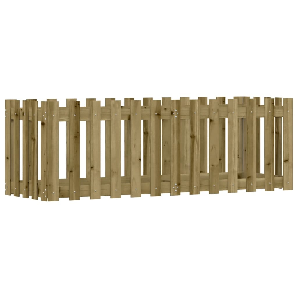 VidaXL Plantenbak verhoogd hekontwerp 150x50x50 cm geïmpregneerd hout