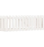 VidaXL Plantenbak verhoogd hekontwerp 150x50x50 cm grenenhout wit