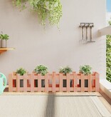 VidaXL Plantenbak verhoogd hekontwerp 150x30x30 cm massief douglashout