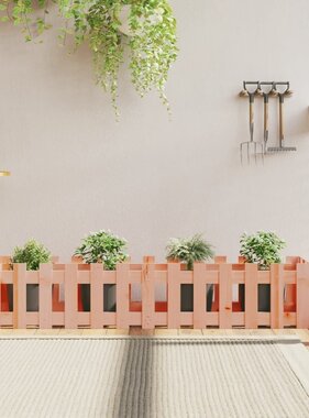 VidaXL Plantenbak verhoogd hekontwerp 150x30x30 cm massief douglashout