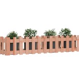 VidaXL Plantenbak verhoogd hekontwerp 150x30x30 cm massief douglashout