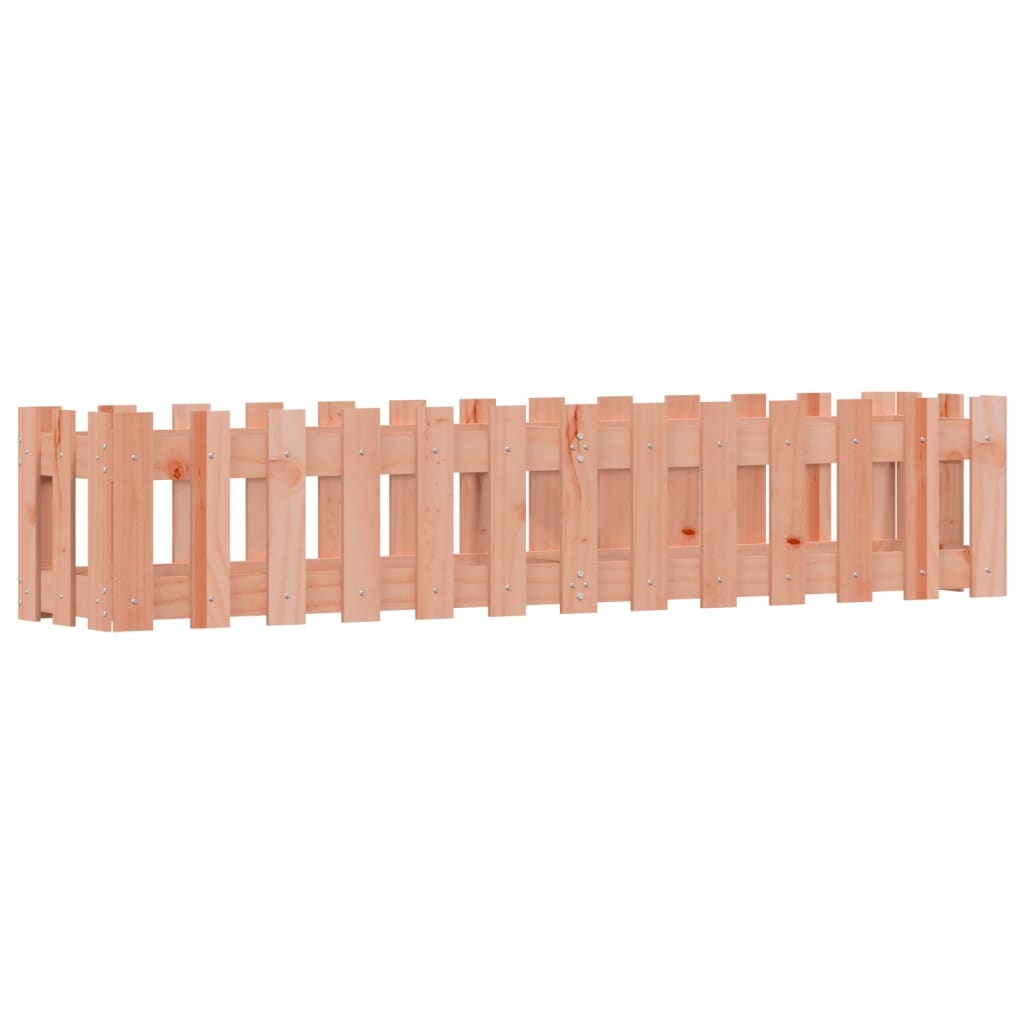 VidaXL Plantenbak verhoogd hekontwerp 150x30x30 cm massief douglashout