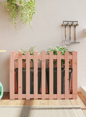 VidaXL Plantenbak verhoogd hekontwerp 100x50x70 cm massief douglashout