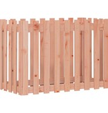 VidaXL Plantenbak verhoogd hekontwerp 100x50x70 cm massief douglashout