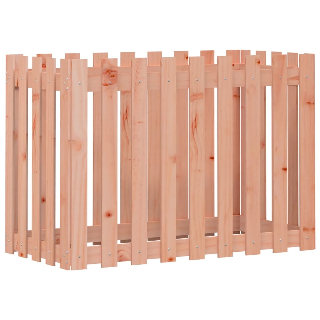 VidaXL Plantenbak verhoogd hekontwerp 100x50x70 cm massief douglashout