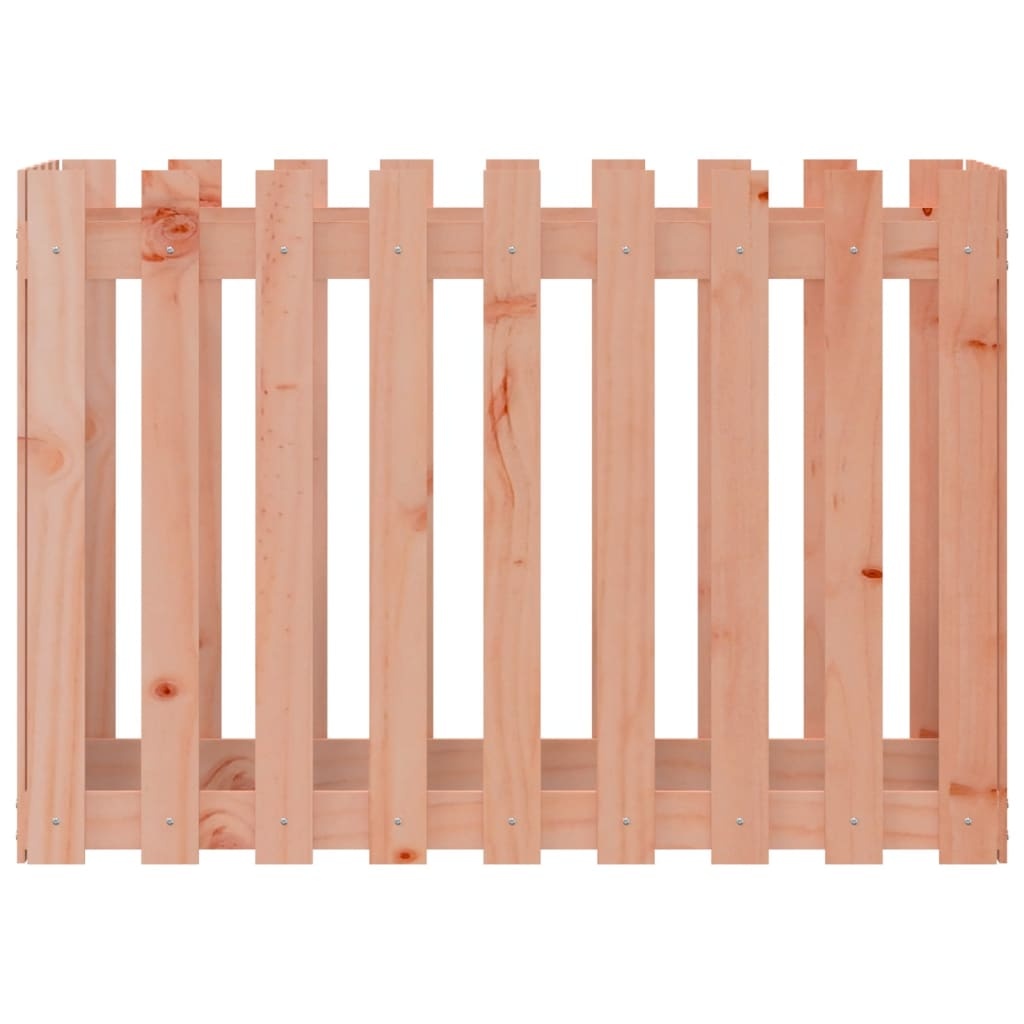 VidaXL Plantenbak verhoogd hekontwerp 100x50x70 cm massief douglashout