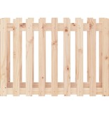VidaXL Plantenbak verhoogd met hekontwerp 100x50x70 cm grenenhout