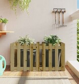 VidaXL Plantenbak verhoogd hekontwerp 100x50x50 cm geïmpregneerd hout