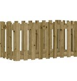 VidaXL Plantenbak verhoogd hekontwerp 100x50x50 cm geïmpregneerd hout