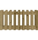 VidaXL Plantenbak verhoogd hekontwerp 100x50x50 cm geïmpregneerd hout