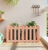 VidaXL Plantenbak verhoogd hekontwerp 100x50x50 cm massief douglashout