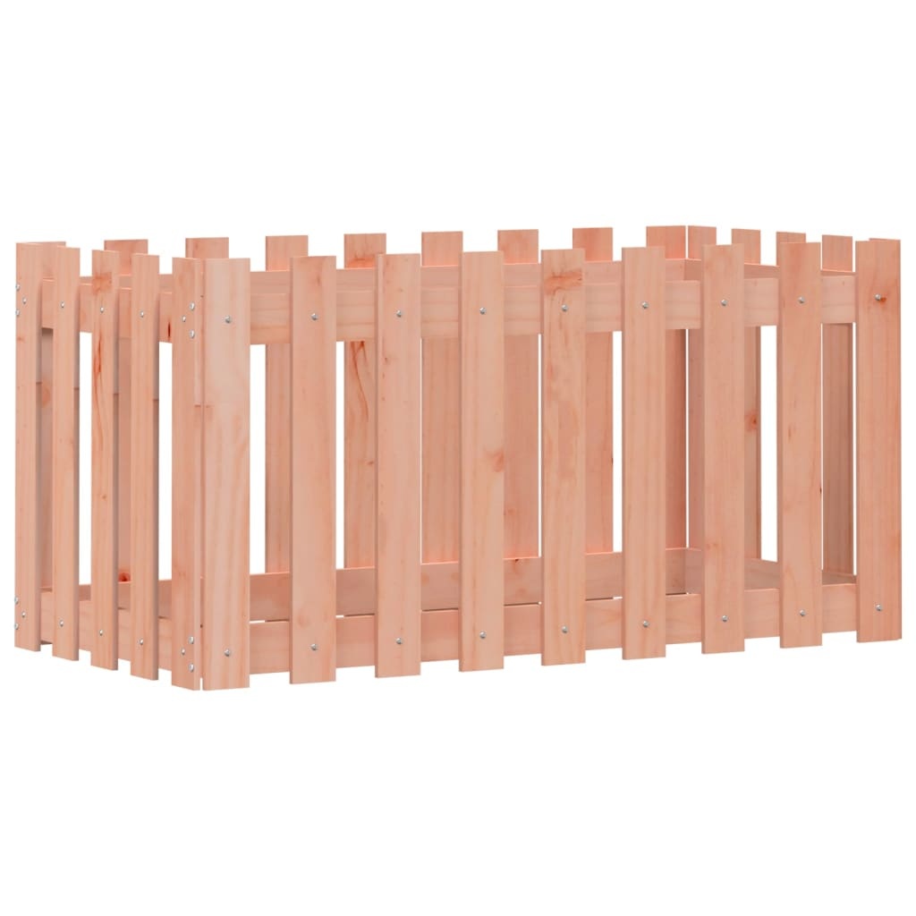 VidaXL Plantenbak verhoogd hekontwerp 100x50x50 cm massief douglashout